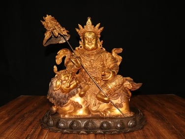 A VAISRAVANA STATUE