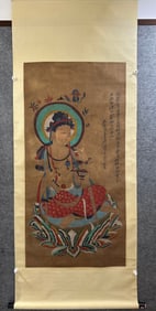 ZHANG DAQIAN (1899-1983), ATTRIBUTED TO, BUDDHA FIGURE