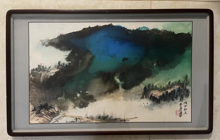 ZHANG DAQIAN (1899-1983), ATTRIBUTED TO, LANDSCAPE