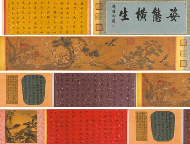 CUI BAI (11TH CENTURY), ATTRIBUTED TO, FLOWERS AND BIRDS