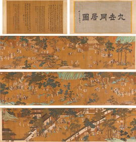 ZHAO MENGFU (1254-1322), ATTRIBUTED TO, NINE GENERATIONS LIVING TOGETHER