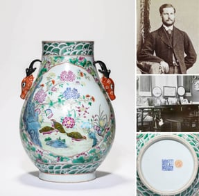 A FAMILLE-ROSE 'BIRDS AND FLOWERS' JAR
