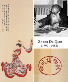 ZHANG DAQIAN (1899-1983), ATTRIBUTED TO, FIGURE