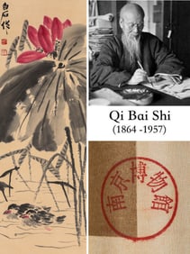 QI BAISHI (1864-1957), ATTRIBUTED TO, LOTUS
