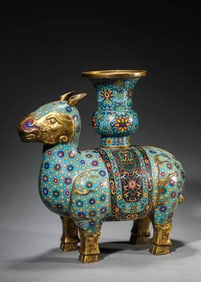 A CLOISONNé ENAMEL RITUAL JAR