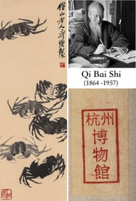 QI BAISHI (1864-1957), ATTRIBUTED TO, CRAB