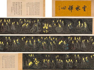 ZHANG DAQIAN (1899-1983), ATTRIBUTED TO, BUDDHIST STORIES