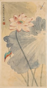YU FEI'AN (1889-1959), ATTRIBUTED TO, FLOWERS AND BIRDS