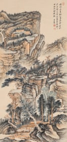 ZHANG DAQIAN (1899-1983), ATTRIBUTED TO, LANDSCAPE