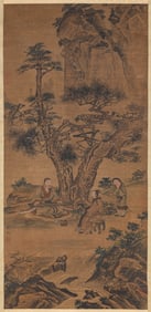 SHENG MAO (14TH CENTURY), ATTRIBUTED TO, FIGURE NARRATIVE
