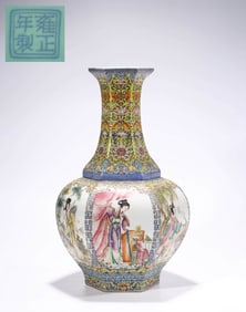 A FAMILLE-ROSE 'FLOWER' JAR
