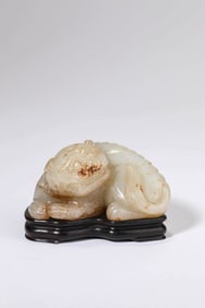 A JADE AUSPICIOUS BEAST