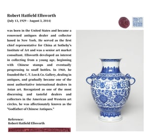 A BLUE AND WHITE 'LOTUS AND BABAO' VASE