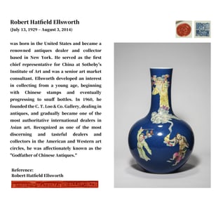 A BLUE GROUND FAMILLE ROSE WITH GILT-DECORATED 'EIGHT IMMORTALS' GLOBULAR VASE