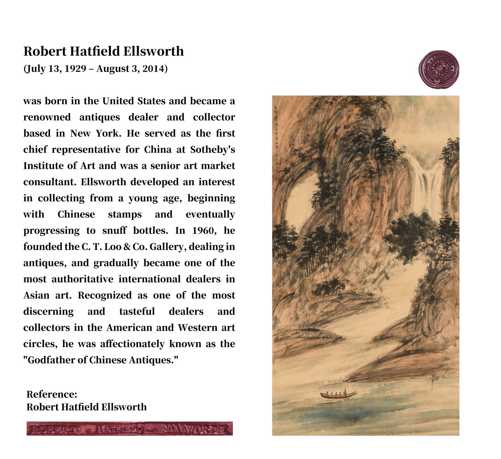 FU BAOSHI (1904-1965), ATTRIBUTED TO, LANDSCAPE: FU BAOSHI (1904-1965), ATTRIBUTED TO, LANDSCAPE Dimensions: Length: 122 cm (48.0 in.), Width: 68 cm (26.8 in.). All measurements are approximate. Any condition statement is given as a courtesy to a cl
