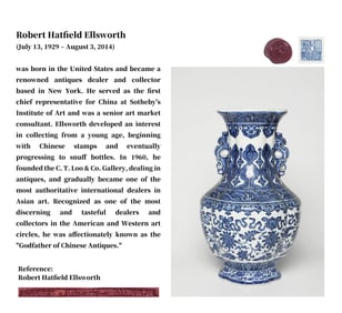 A BLUE AND WHITE 'LOTUS' JAR