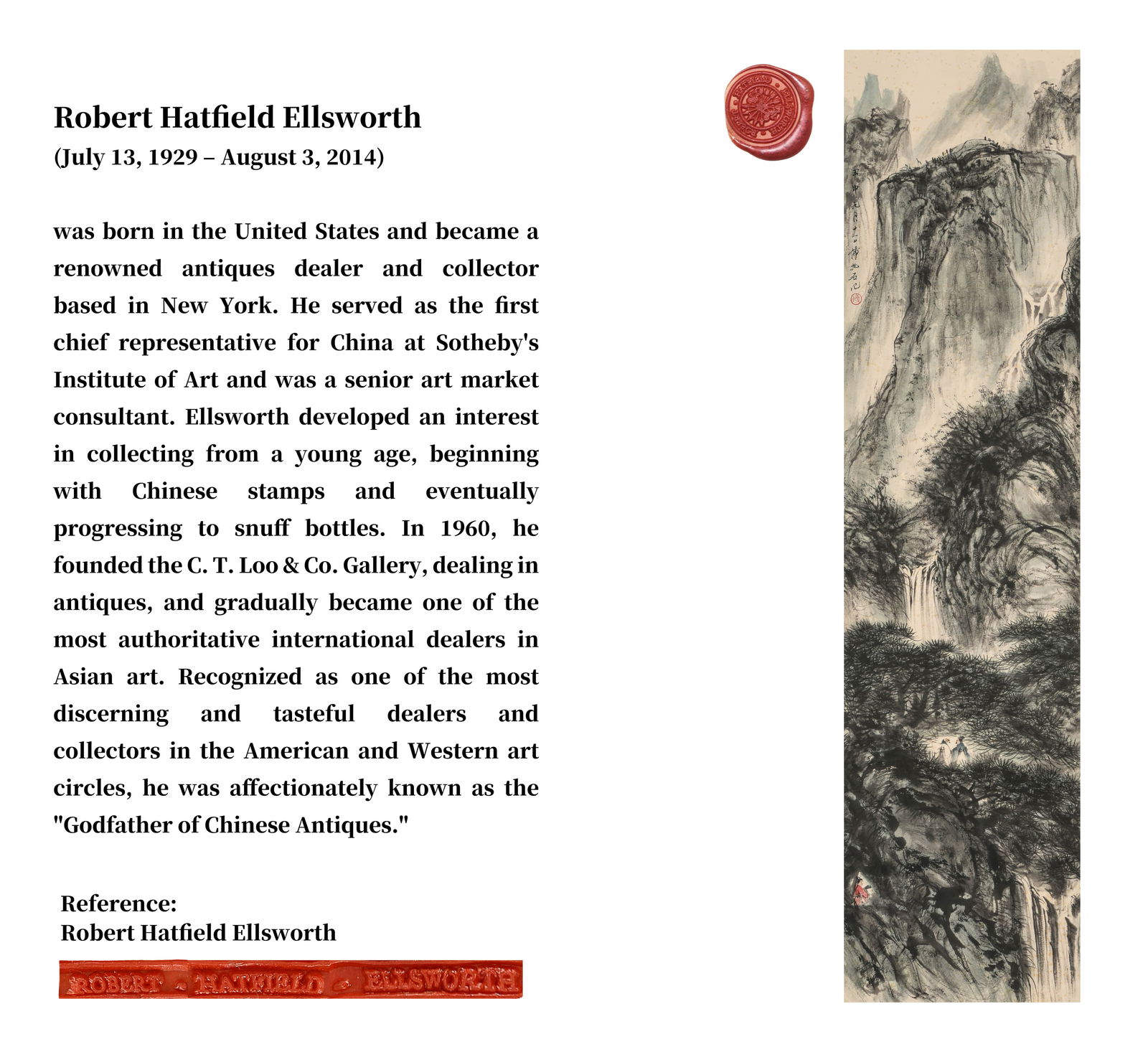 FU BAOSHI (1904-1965), ATTRIBUTED TO, LANDSCAPE: FU BAOSHI (1904-1965), ATTRIBUTED TO, LANDSCAPE Dimensions: Length: 135 cm (53.1 in.), Width: 34 cm (13.4 in.). All measurements are approximate. Any condition statement is given as a courtesy to a cl