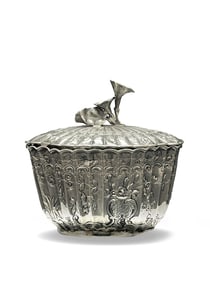 SILVER RELIEF CANDY BOWL