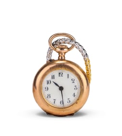 JAEGER-LECOULTRE 18K PEARL LADY'S PENDANT WATCH