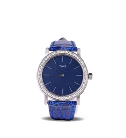 COUNT DIAMOND-SET MANUAL MECHANICAL ULTRA-THIN STEEL WATCH