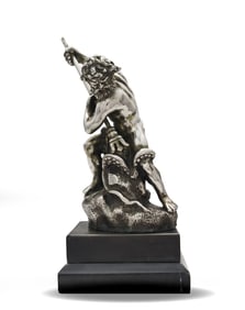 THE SCULPTURE OF "POSEIDON'S GREAT BATTLE AGAINST THE SEA MONSTER"