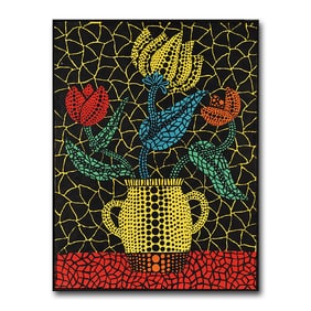 YAYOI KUSAMA (B.1929),ATTRIBUTED TO,FLOWER