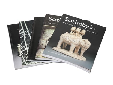 FIVE CHINESE ART AUCTION CATALOGUES OF SOTHEBY'S, CHRISTIE'S (2001-2001)