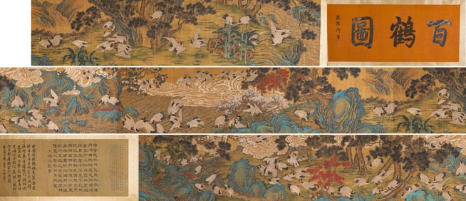BIAN JINGZHAO (ACTIVE C.1426-1435), ATTRIBUTED TO, HUNDRED CRANES