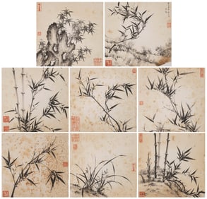NI ZAN (1301–1374), ATTRIBUTED TO, BAMBOO