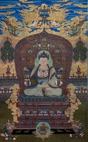 ZHANG DAQIAN (1899-1983), ATTRIBUTED TO, BUDDHA