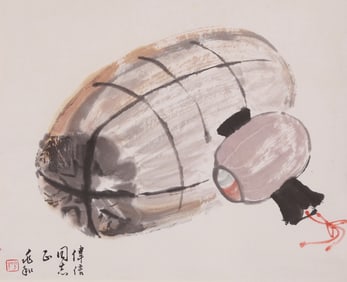 JIANG ZHAOHE (1904-1986), ATTRIBUTED TO, LANTERN
