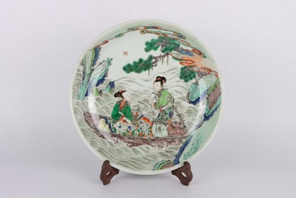 A WUCAI 'FIGURES' DISH
