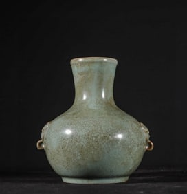 A RU TYPE BLUE GLAZED VASE