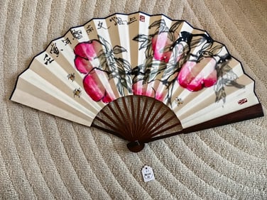 JIANG WENZHAN (B.1940), ATTRIBUTED TO, FAN PAINTING
