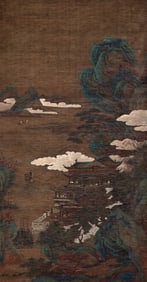ANONYMOUS, ATTRIBUTED TO, BLUE-GREEN LANDSCAPE
