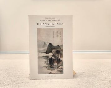 1956 "ZHANG DAQIAN PAINTING EXHIBITION" LIMITED EDITION, PARIS MODERN ART MUSEUM