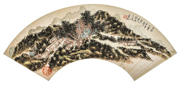 HUANG BINHONG (1865-1955), ATTRIBUTED TO, LANDSCAPE