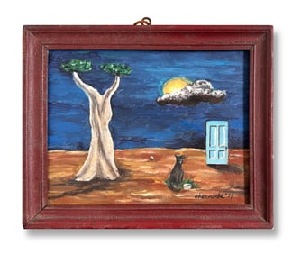 GERTRUDE ABERCROMBIE (1909-1977), OIL ON MASONITE