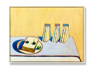WAYNE THIEBAUD (1920-2021), ATTRIBUTED TO, OIL ON CANVAS
