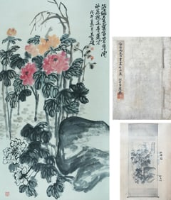 WU CHANGSHUO (1844-1927), ATTRIBUTED TO, FLOWERS