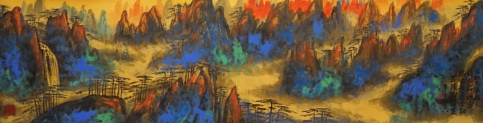 LIU HAISU (1896-1994), ATTRIBUTED TO, LANDSCAPE