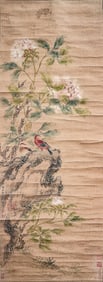XUE SUSU (1573-1620), ATTRIBUTED TO, FLOWERS AND BIRDS