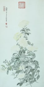 EMPRESS DOWAGER CIXI (1835-1908), ATTRIBUTED TO, EMBROIDERED SPLENDOR