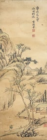 LI LIUFANG (1575-1629), ATTRIBUTED TO, TRAVELERS IN PINE WIND