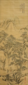 WANG JIU (1745-1797), ATTRIBUTED TO, VISITING FRIENDS