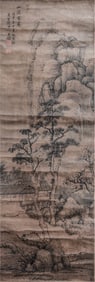 WANG JIAN (1598-1677), ATTRIBUTED TO, SNOW CLEARING AT MOUNTAIN VILLA