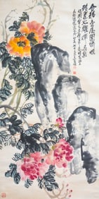 WU CHANGSHUO (1844-1927), ATTRIBUTED TO, FLOWERS