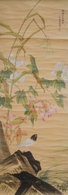 LI QIUJUN (1899-1973), ATTRIBUTED TO, FLOWERS AND BIRDS