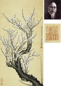 CAO KUN (1862-1938), ATTRIBUTED TO, PLUM BLOSSOMS