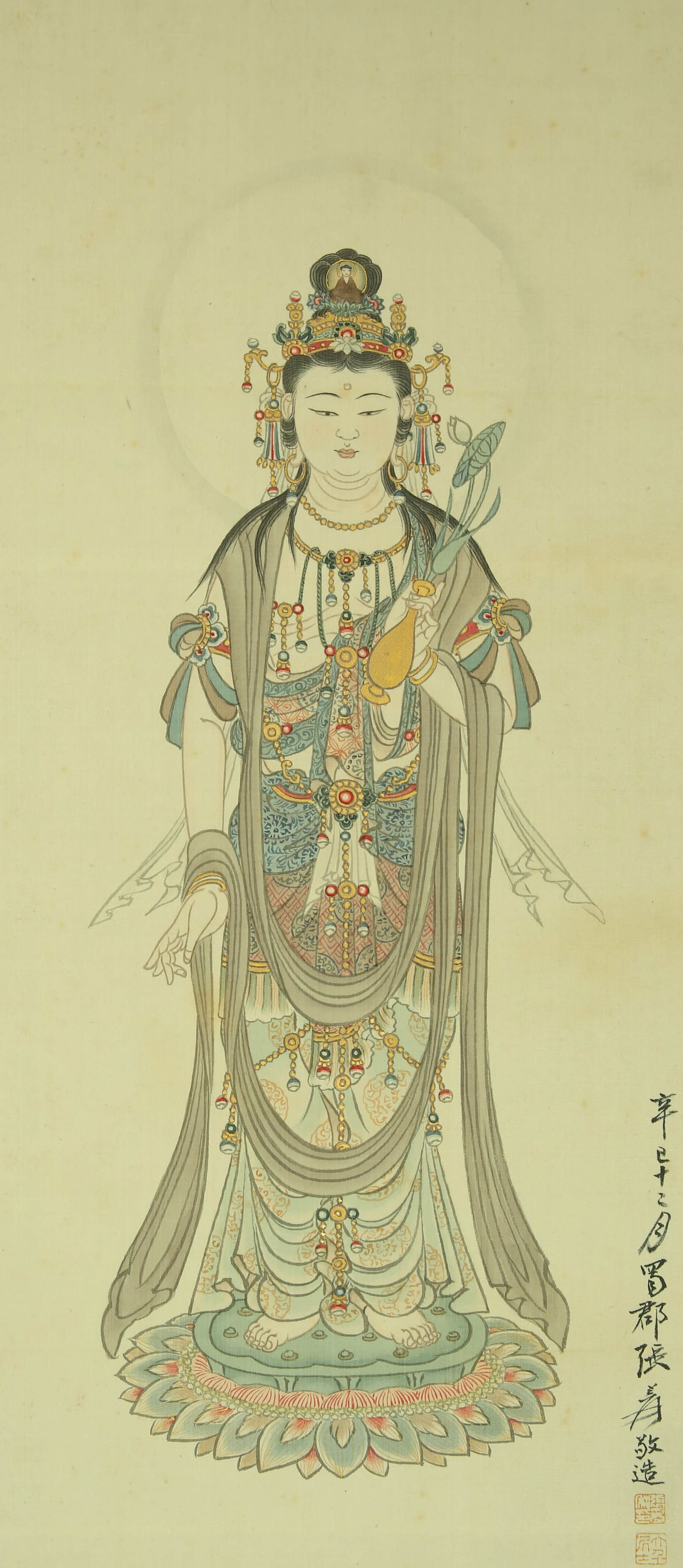ZHANG DAQIAN (1899-1983), ATTRIBUTED TO, BUDDHA (1 of 6)
